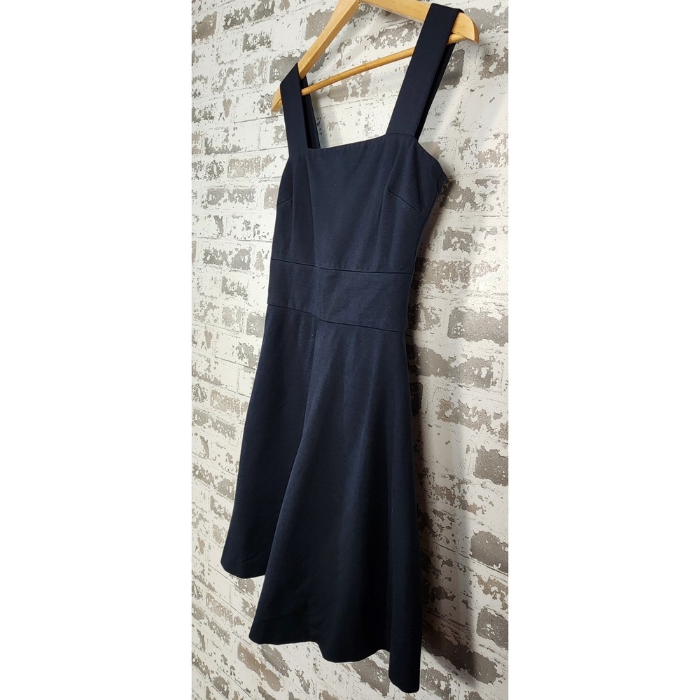 Banana Republic A-Line Dress Size 4 Navy Milly Collection Mini Sleeveless Career - Picture 7 of 16
